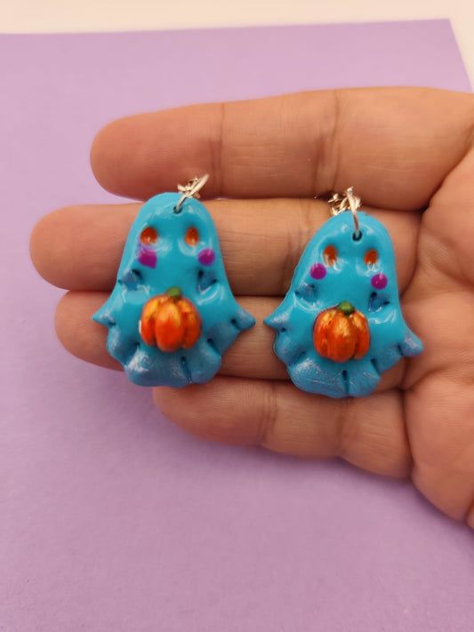 Pendientes Fantasma Azul