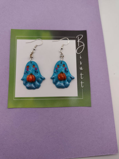 Pendientes Fantasma Azul