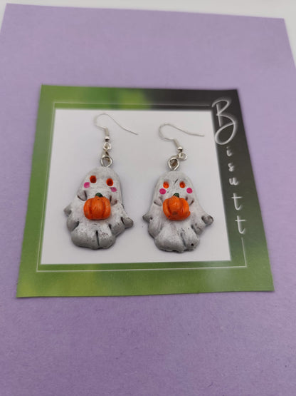 Pendientes Fantasmas Blancos